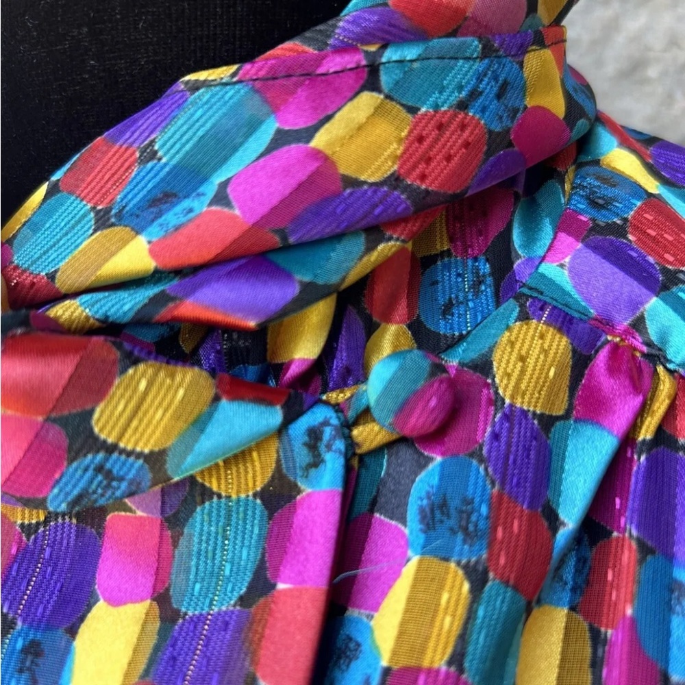 Vintage 90s Y2K Collections by‎ Josephine Long Sleeve Blouse Size 6 - Picture 12 of 12